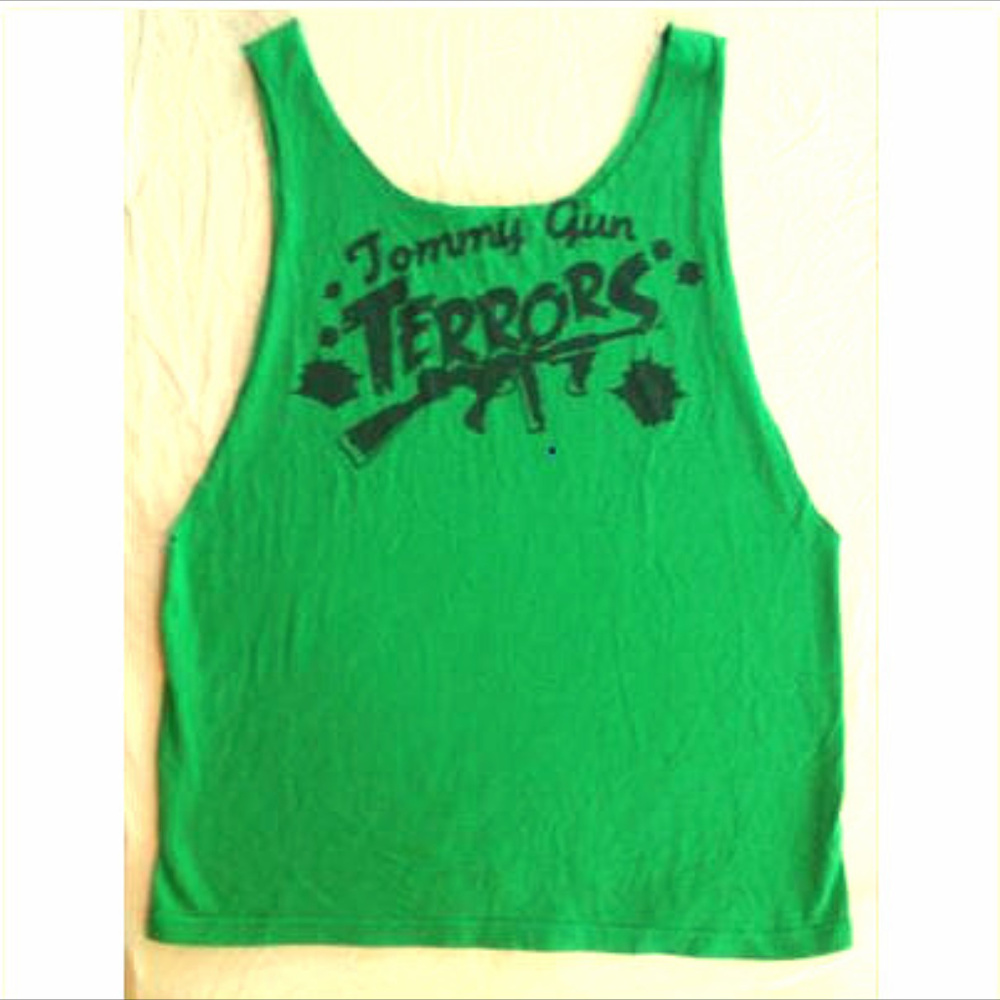 Las Vegas Roller Derby Green Tommy Gun Terrors Tank Top